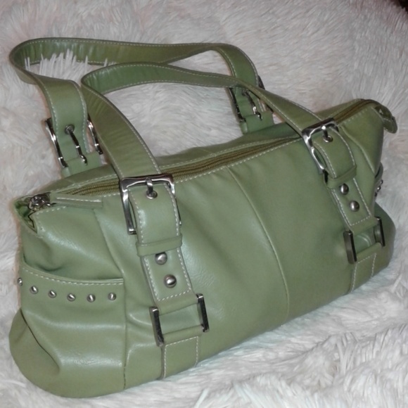 Worthington Handbags - Summer Green Worthington Satchel Purse
